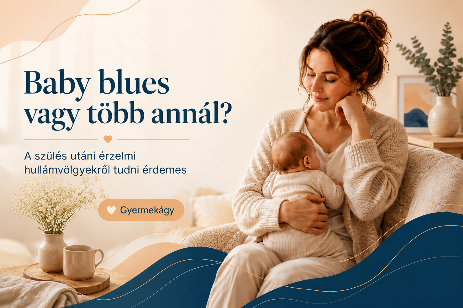Baby blues vagy több annál? Amit a szülés utáni érzelmi hullámvölgyről tudni érdemes